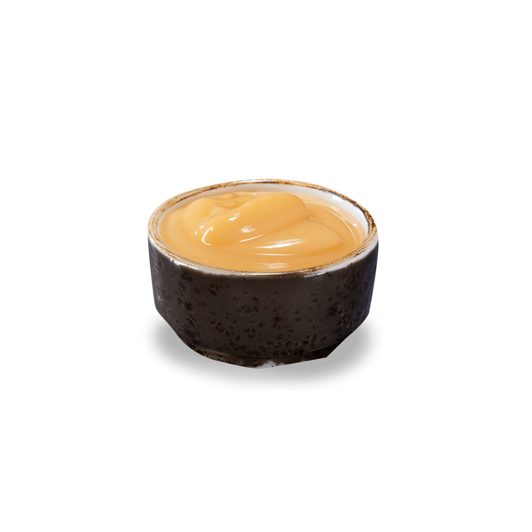 Hot cheddar cheese sauce