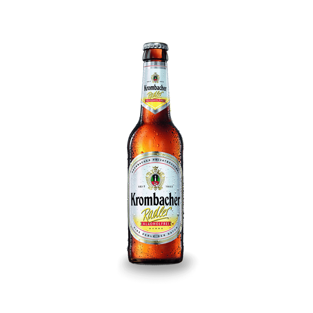 Krombacher Radler (Shandy) in the bottle 0,0% non-alcoholic 0,33l