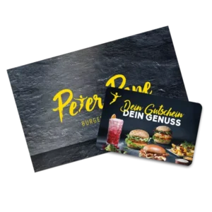 Voucher card + cover